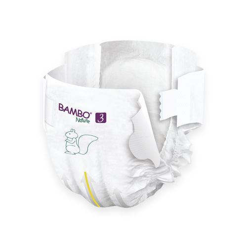 Bambo Nature Nappies – Size 3 (4–8kg) Eco-Friendly Baby Diapers
