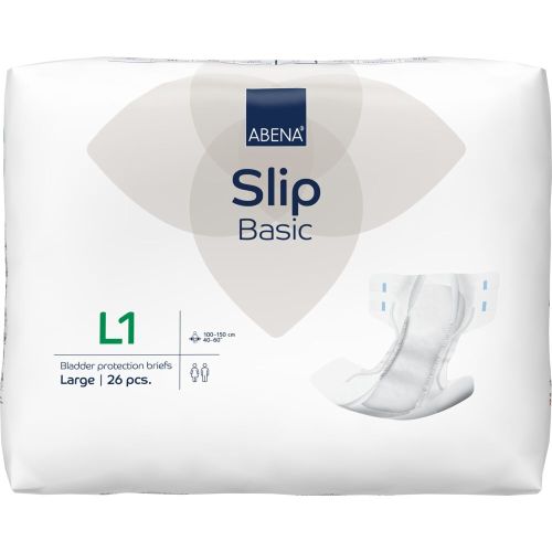 Abena Slip Basic L1 Briefs – 2300ml Heavy Absorbency