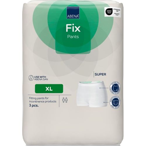 Abena Fix Pants Super – Brown Large (90–130cm) Support Underwear