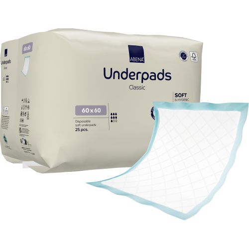 Abri-Soft Classic Underlay – 60x60cm Disposable Underpad