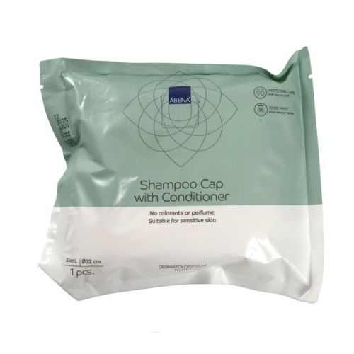 Abena Shampoo Cap with Conditioner – Rinse-Free Hair Wash Cap