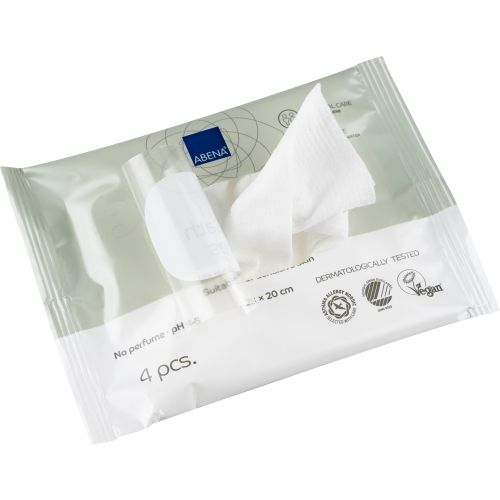 Abena Bed Bath Wipes – 20x23cm Rinse-Free Body Wipes (4-Pack)