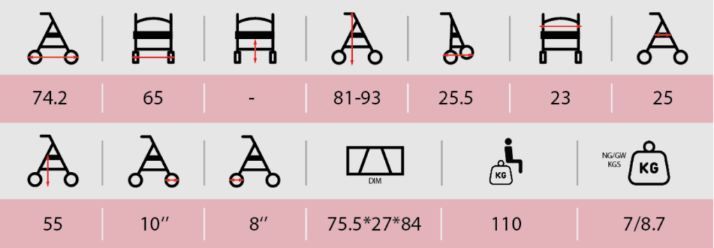 Walker Rollator TCE WK-101