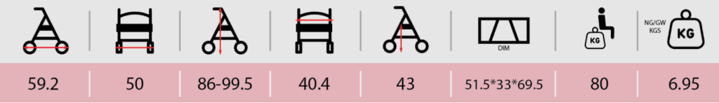 Walker Rollator TCE WK-105