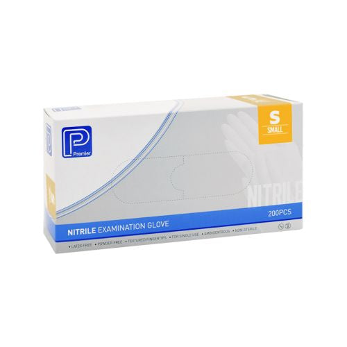 Premier Violet Blue Nitrile Examination Gloves – Powder-Free (200 Pack)