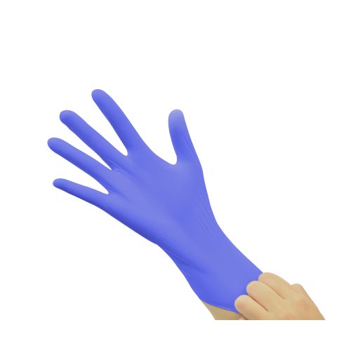 Premier Violet Blue Nitrile Examination Gloves – Powder-Free (200 Pack)