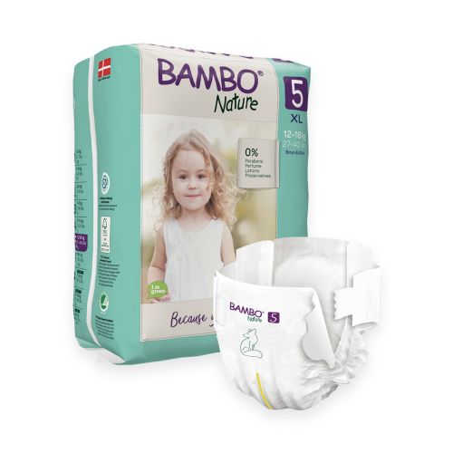 Bambo Nature Nappies Size 5 – 12–18kg