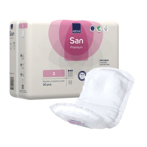Abena San 2 Premium Pads – 350ml Light Absorbency