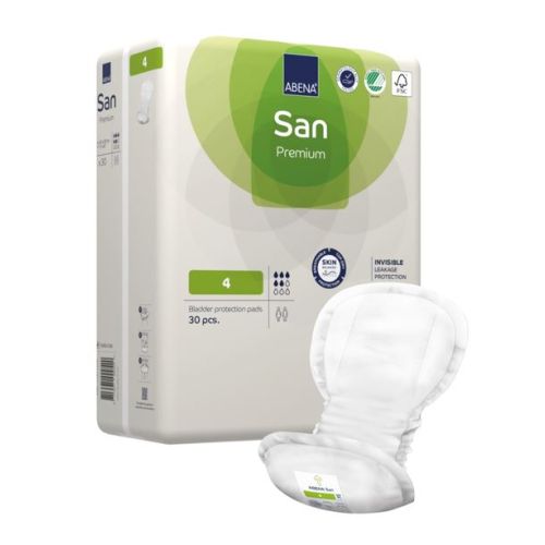 Abena San 4 Premium Pads – 800ml Moderate Absorbency