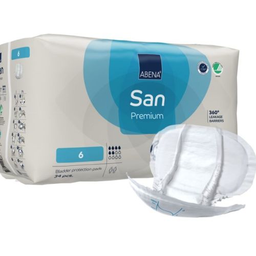 Abena San 6 Premium Pads – 1600ml Heavy Absorbency