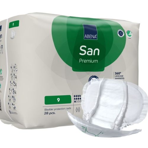 Abena San 9 Premium Pads – 2400ml Very Heavy Absorbency