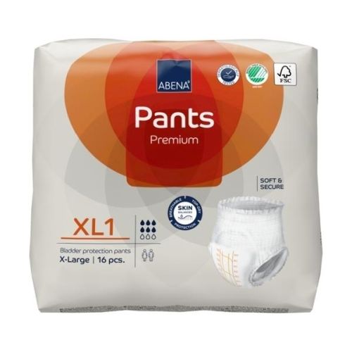 Abena Pants XL1 Orange – 1400ml Moderate Absorbency