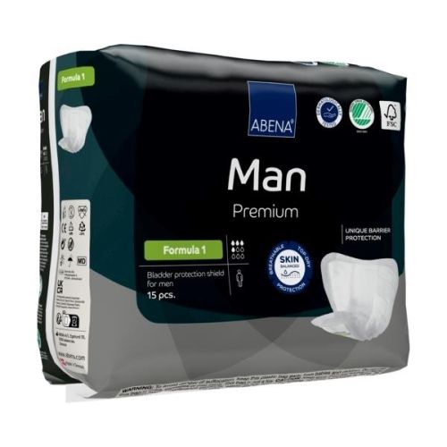 Abena Man Formula 1 Pads – 450ml Light Absorbency