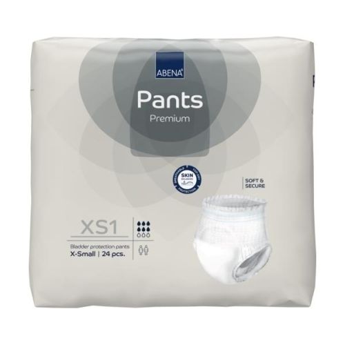 Abena Pants XS1 Grey – 1400ml Moderate Absorbency
