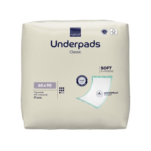Abri-Soft Classic Underlay – 60x90cm Disposable Underpad