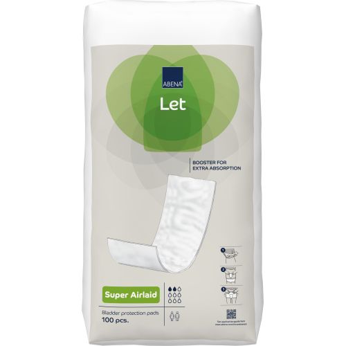 Abena Let Super Airlaid Pads – 140ml Ultra-Light Absorbency